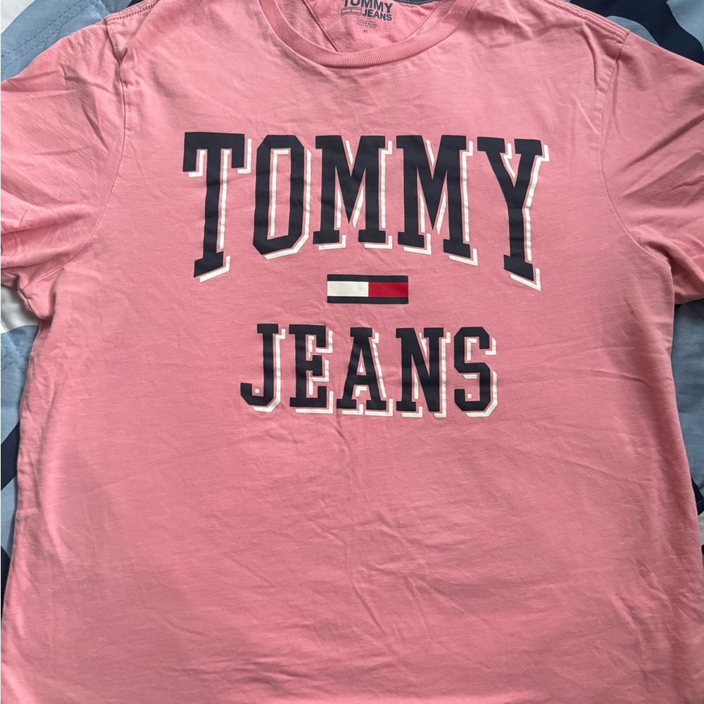 Tommy Hilfiger Pink T-Shirt for Men